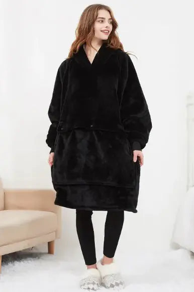 VELVRA™ LuxeTherm Cloak  Heated Wearable Blanket Robe