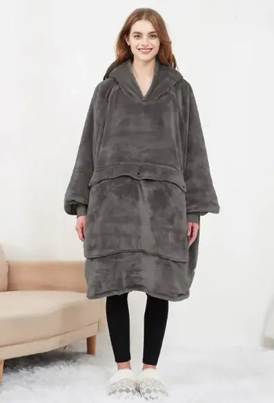 VELVRA™ LuxeTherm Cloak  Heated Wearable Blanket Robe