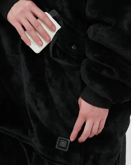 VELVRA™ LuxeTherm Cloak  Heated Wearable Blanket Robe